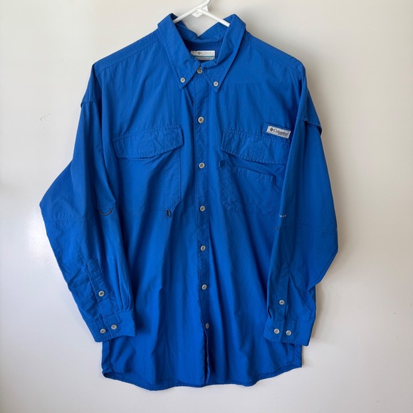 Columbia Other - Columbia Fishing Shirt Vented Button Up Long Sleeve Outdoor‎ Shirt Large